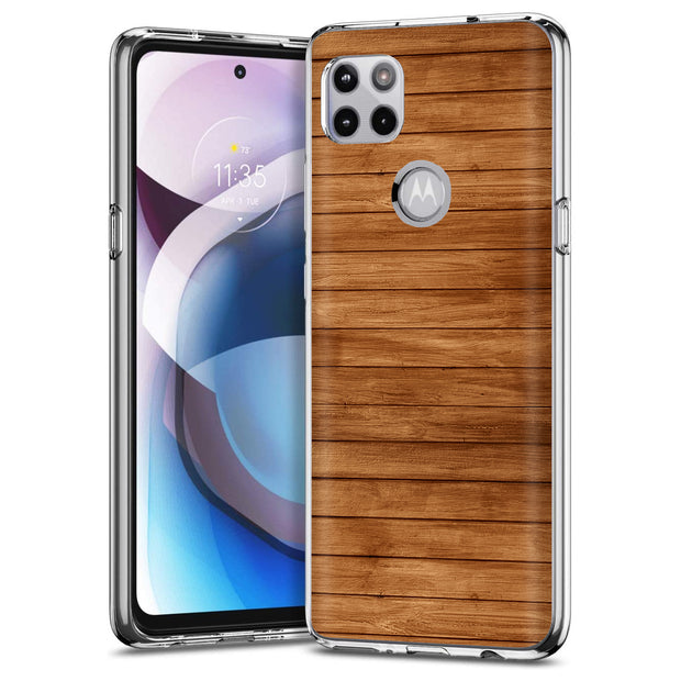 Wood 14 Print Slim Cover For Motorola   (Edge,One 5G,Ace,UW,X40,30), Print in USA