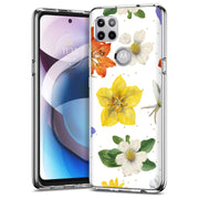 Flower Design 2 Print Slim Cover For Motorola   (Edge,One 5G,Ace,UW,X40,30), Print in USA