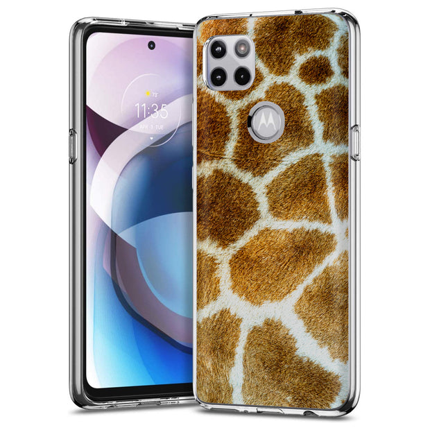 Giraffe Fur 1 Print Slim Cover For Motorola   (Edge,One 5G,Ace,UW,X40,30), Print in USA