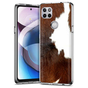 Dairy Cow Fur Print Slim Cover For Motorola   (Edge,One 5G,Ace,UW,X40,30), Print in USA