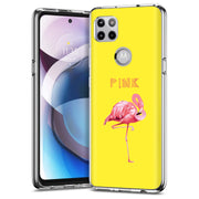 Flamingo Stand Print Slim Cover For Motorola   (Edge,One 5G,Ace,UW,X40,30), Print in USA