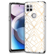 Golden Pattern Print Slim Cover For Motorola   (Edge,One 5G,Ace,UW,X40,30), Print in USA