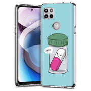 Pill Say Chill Print Slim Cover For Motorola   (Edge,One 5G,Ace,UW,X40,30), Print in USA