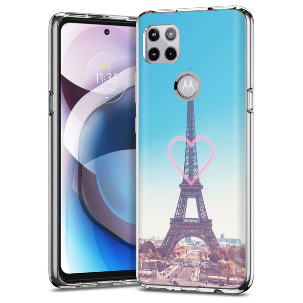 Fall in Paris Print Slim Cover For Motorola   (Edge,One 5G,Ace,UW,X40,30), Print in USA