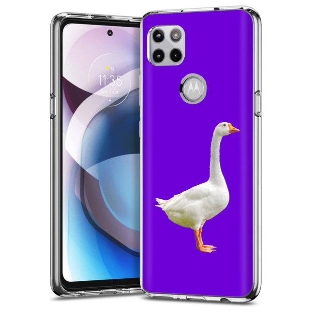 Goose Photo Print Slim Cover For Motorola   (Edge,One 5G,Ace,UW,X40,30), Print in USA