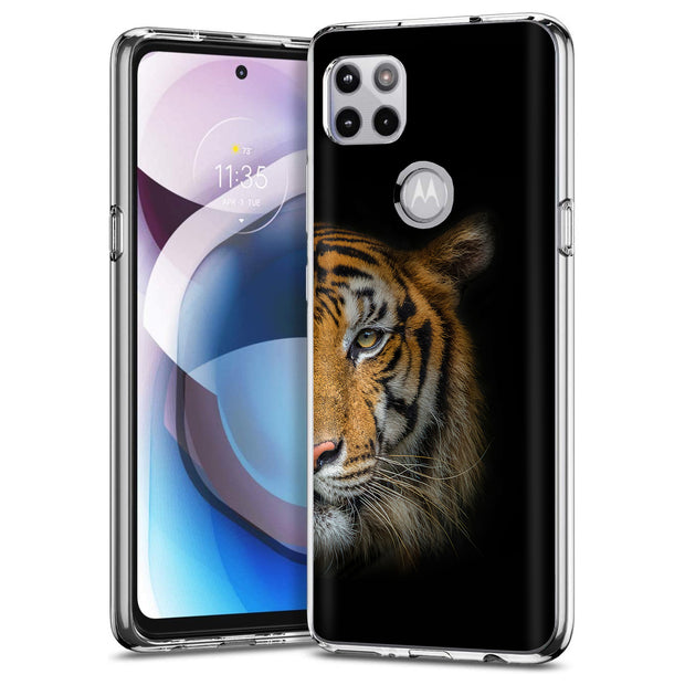 Tiger Photo Print Slim Cover For Motorola   (Edge,One 5G,Ace,UW,X40,30), Print in USA