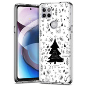 Wish You A Xmas Print Slim Cover For Motorola   (Edge,One 5G,Ace,UW,X40,30), Print in USA