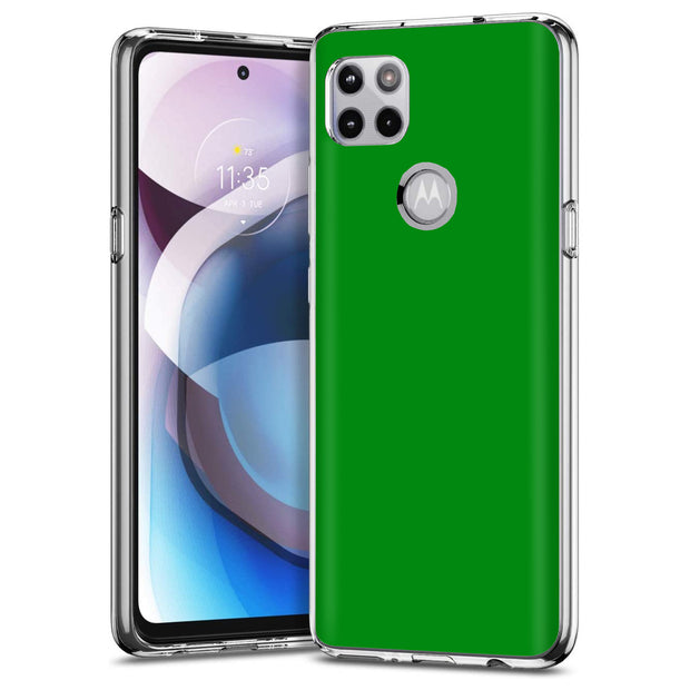 Green Print Slim Cover For Motorola   (Edge,One 5G,Ace,UW,X40,30), Print in USA