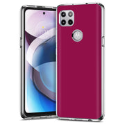 Red Violet Print Slim Cover For Motorola   (Edge,One 5G,Ace,UW,X40,30), Print in USA