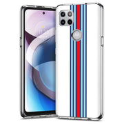 Race Stripe 10 Print Slim Cover For Motorola   (Edge,One 5G,Ace,UW,X40,30), Print in USA