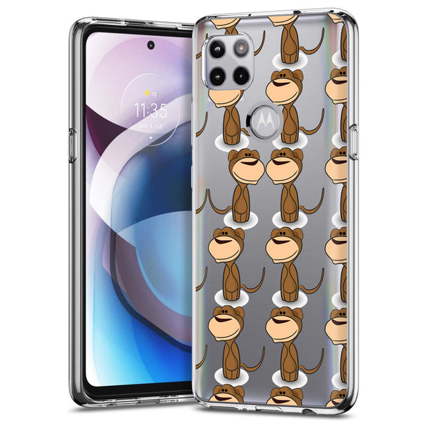 Monkey 1 Zodiac Print Slim Cover For Motorola   (Edge,One 5G,Ace,UW,X40,30), Print in USA