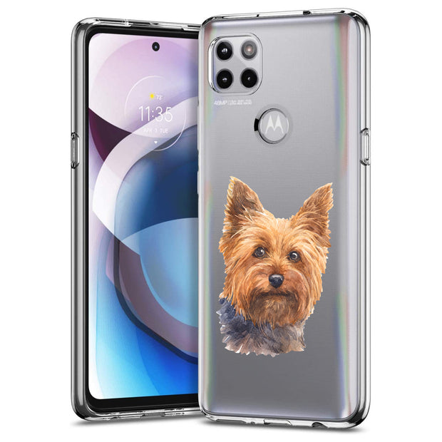 Dog Painting 9 Print Slim Cover For Motorola   (Edge,One 5G,Ace,UW,X40,30), Print in USA