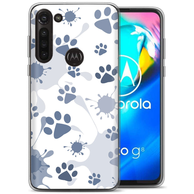 Paw Color 3 Print Slim Cover For Motorola Moto G (Power, Stylus, Play, 5G), Print in USA