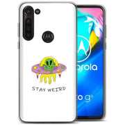 Alien Weird Print Slim Cover For Motorola Moto G (Power, Stylus, Play, 5G), Print in USA