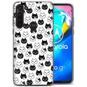 Cute Kitten Print Slim Cover For Motorola Moto G (Power, Stylus, Play, 5G), Print in USA