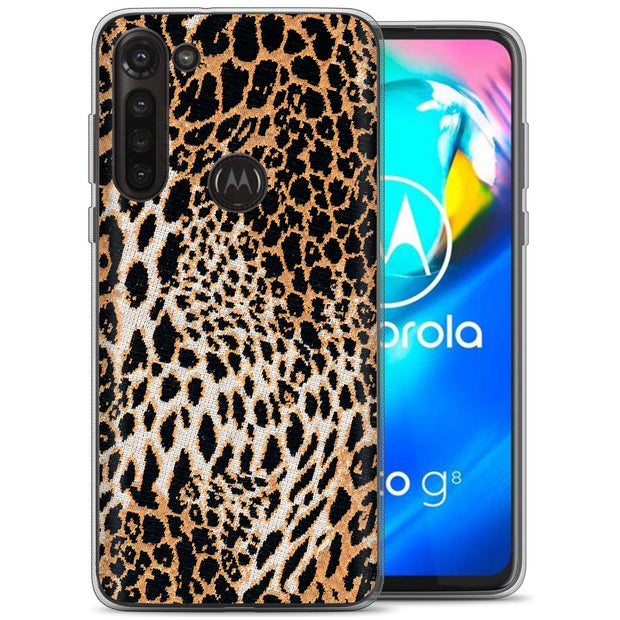 Leopard Pattern Print Slim Cover For Motorola Moto G (Power, Stylus, Play, 5G), Print in USA