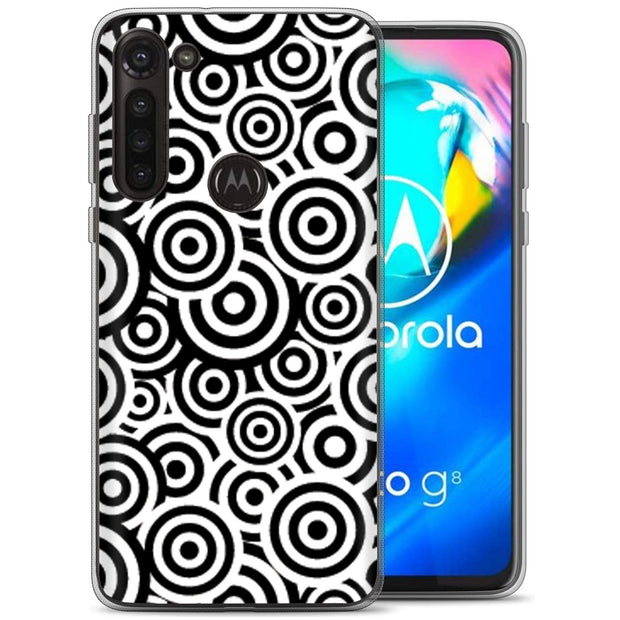 Circles Print Slim Cover For Motorola Moto G (Power, Stylus, Play, 5G), Print in USA