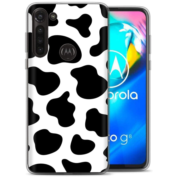 Cow Pattern Print Slim Cover For Motorola Moto G (Power, Stylus, Play, 5G), Print in USA