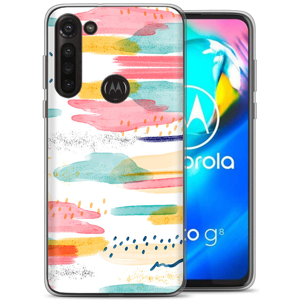 Abstract Art Print Slim Cover For Motorola Moto G (Power, Stylus, Play, 5G), Print in USA