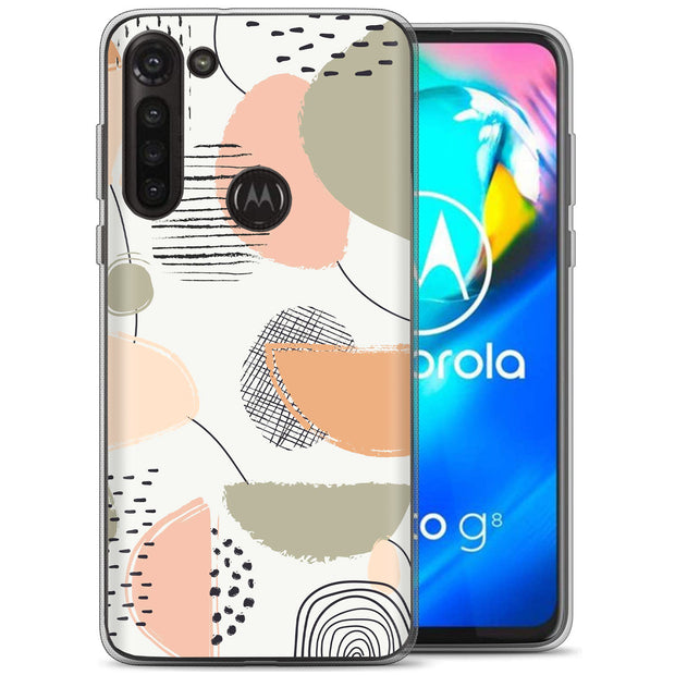 Abstract Modern Print Slim Cover For Motorola Moto G (Power, Stylus, Play, 5G), Print in USA