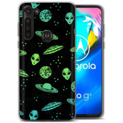 Space Alien Print Slim Cover For Motorola Moto G (Power, Stylus, Play, 5G), Print in USA