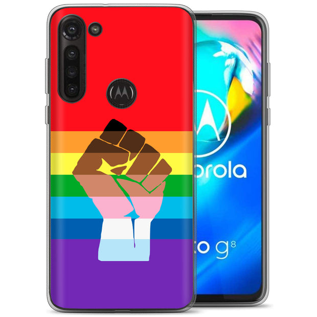 BLM Pride Print Slim Cover For Motorola Moto G (Power, Stylus, Play, 5G), Print in USA