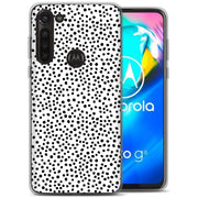 Polka Dot Blk2 Print Slim Cover For Motorola Moto G (Power, Stylus, Play, 5G), Print in USA