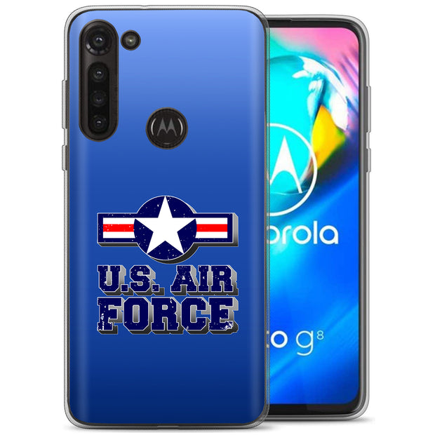 US Air Force 1 Print Slim Cover For Motorola Moto G (Power, Stylus, Play, 5G), Print in USA