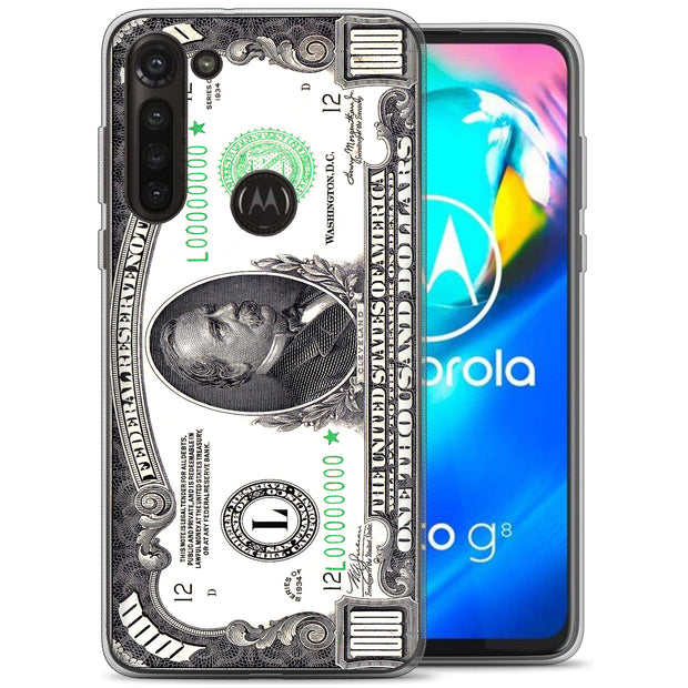 1,000 Dollars Print Slim Cover For Motorola Moto G (Power, Stylus, Play, 5G), Print in USA