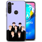 BTS KPOP 10 Print Slim Cover For Motorola Moto G (Power, Stylus, Play, 5G), Print in USA