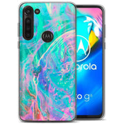 Opal Marble 6 Print Slim Cover For Motorola Moto G (Power, Stylus, Play, 5G), Print in USA