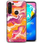 Opal Marble 16 Print Slim Cover For Motorola Moto G (Power, Stylus, Play, 5G), Print in USA