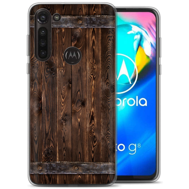 Wood 6 Print Slim Cover For Motorola Moto G (Power, Stylus, Play, 5G), Print in USA