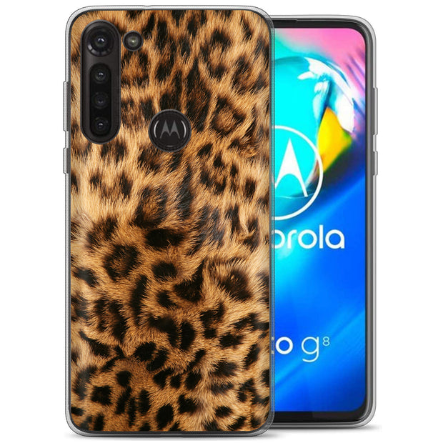 Leopard Skin Print Slim Cover For Motorola Moto G (Power, Stylus, Play, 5G), Print in USA