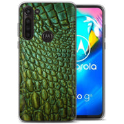 Satin Crocodile Print Slim Cover For Motorola Moto G (Power, Stylus, Play, 5G), Print in USA