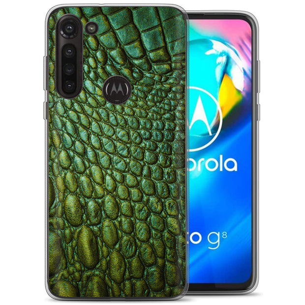 Satin Crocodile Print Slim Cover For Motorola Moto G (Power, Stylus, Play, 5G), Print in USA