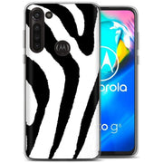 Zebra Stripe Print Slim Cover For Motorola Moto G (Power, Stylus, Play, 5G), Print in USA