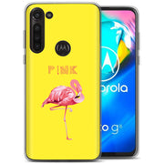 Flamingo Stand Print Slim Cover For Motorola Moto G (Power, Stylus, Play, 5G), Print in USA