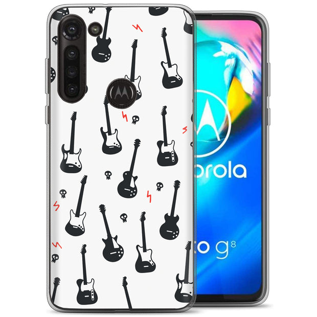 Rock Guitar Print Slim Cover For Motorola Moto G (Power, Stylus, Play, 5G), Print in USA