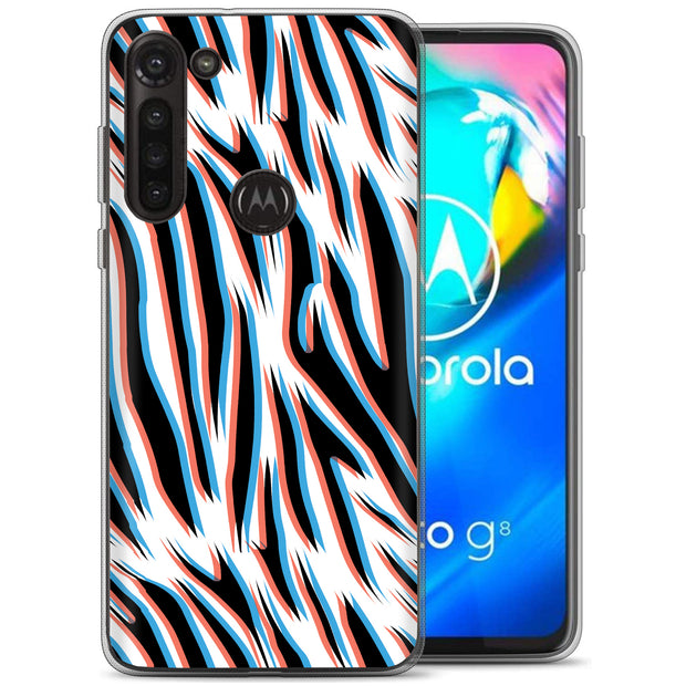 3D Zebra 3 Print Slim Cover For Motorola Moto G (Power, Stylus, Play, 5G), Print in USA