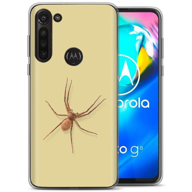 Spider Photo Print Slim Cover For Motorola Moto G (Power, Stylus, Play, 5G), Print in USA