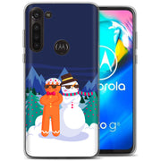 Cool Snowman Print Slim Cover For Motorola Moto G (Power, Stylus, Play, 5G), Print in USA