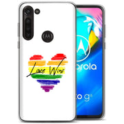 Rainbow Love 2 Print Slim Cover For Motorola Moto G (Power, Stylus, Play, 5G), Print in USA