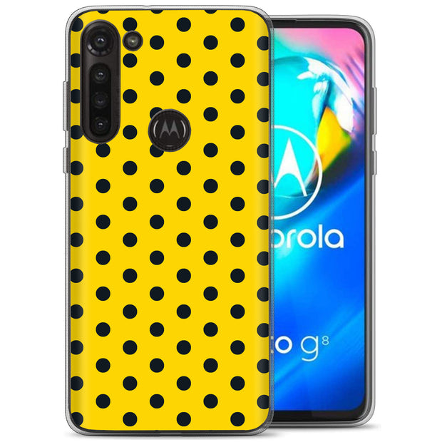 Polka Dot 9 Print Slim Cover For Motorola Moto G (Power, Stylus, Play, 5G), Print in USA