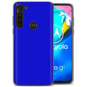 Royal Blue Print Slim Cover For Motorola Moto G (Power, Stylus, Play, 5G), Print in USA