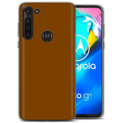 Chocolate Brown Print Slim Cover For Motorola Moto G (Power, Stylus, Play, 5G), Print in USA