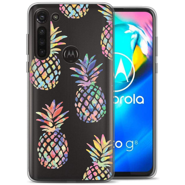 Pineapple Print Slim Cover For Motorola Moto G (Power, Stylus, Play, 5G), Print in USA