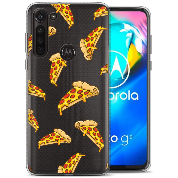 Yummy Pizza Print Slim Cover For Motorola Moto G (Power, Stylus, Play, 5G), Print in USA