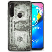 Grunge Bill Print Slim Cover For Motorola Moto G (Power, Stylus, Play, 5G), Print in USA