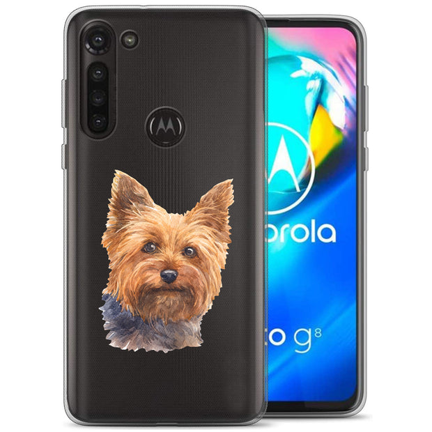 Dog Painting 9 Print Slim Cover For Motorola Moto G (Power, Stylus, Play, 5G), Print in USA